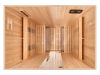 4 Person Indoor Infrared Sauna with Parallel Benches
