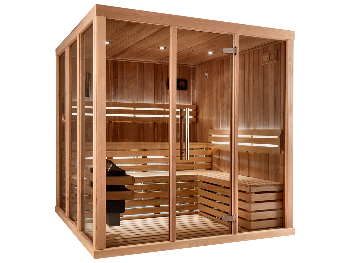 5 Person Square Indoor Traditional Finnish Sauna