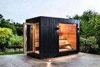 5 Person Outdoor Sauna with Changing Room