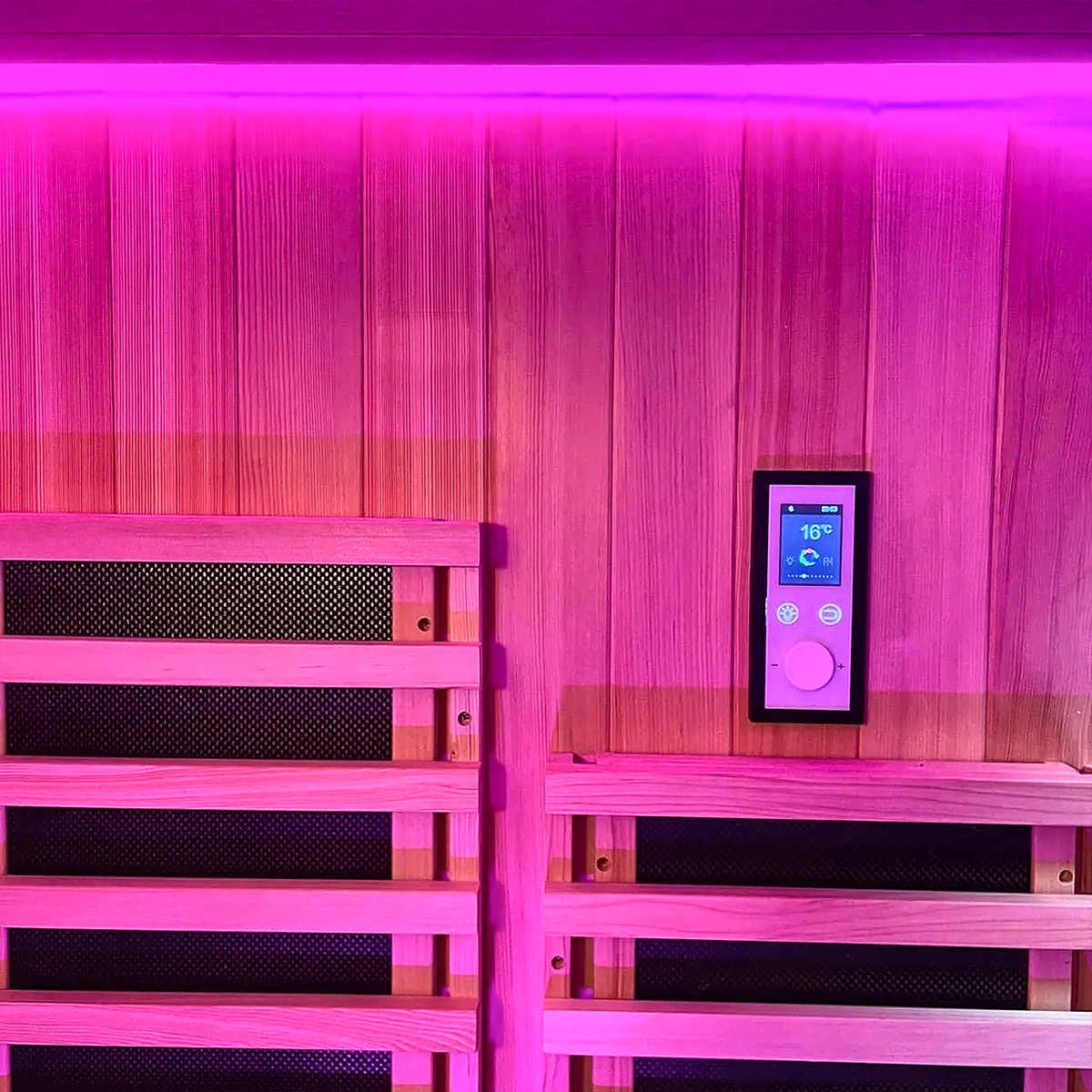 2 Person Outdoor Infrared Sauna with Aluminium Cladding