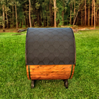 2–3 Person Thermowood Barrel Sauna with Custom Heating Options