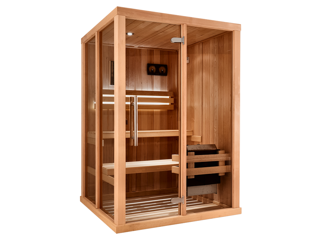 3 Person Square Indoor Finnish Sauna