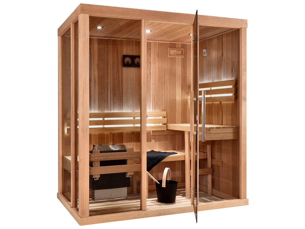 2 Person Long Indoor Finnish Sauna