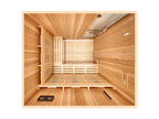 4 Person Indoor Infrared Sauna with  L-shaped Benches