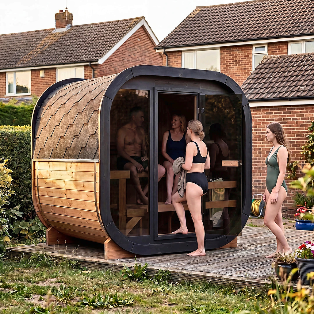 Recovery Sauna Cube by Cartvora — 3–5 Person Outdoor Sauna