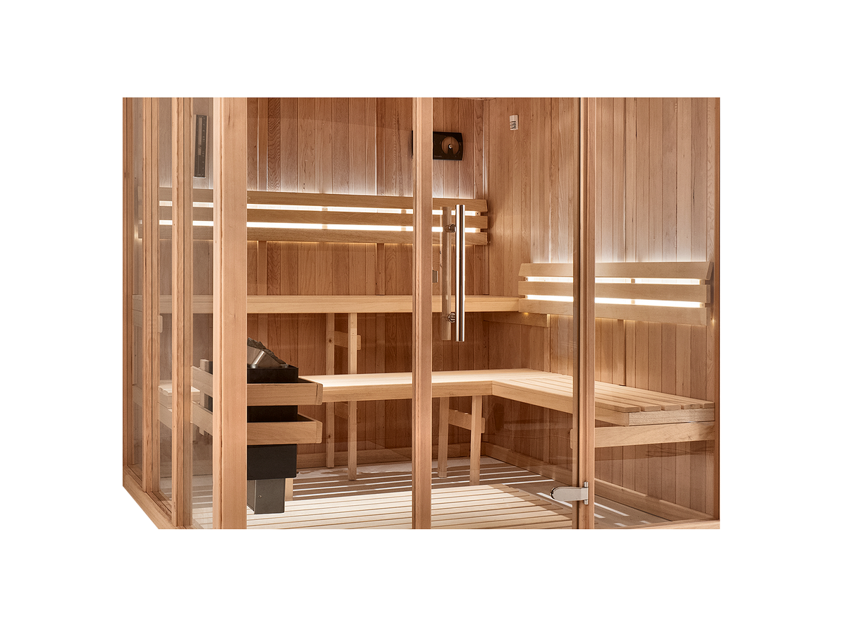 5 Person Square Indoor Traditional Finnish Sauna