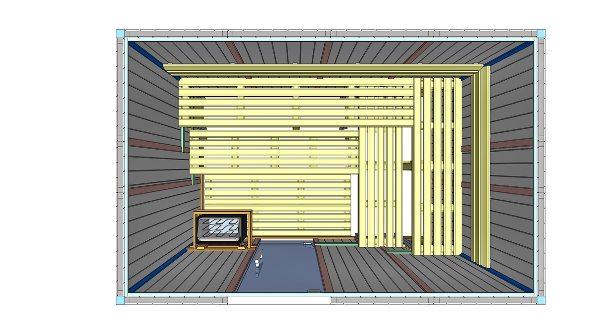 5 Person Large Indoor Traditional Finnish Sauna