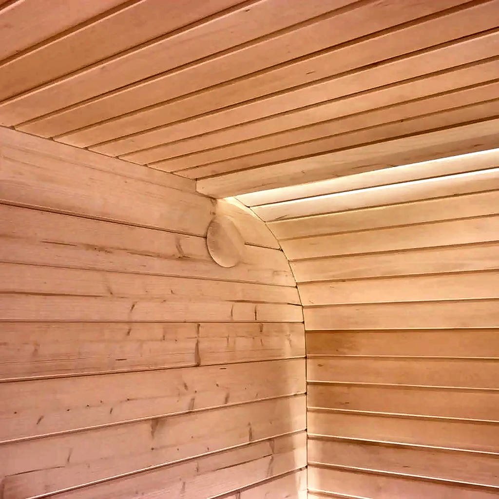 Outdoor Sauna — 6–8 Person with Changing Room