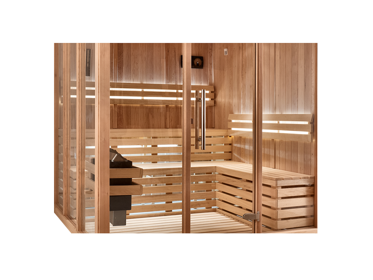 5 Person Square Indoor Traditional Finnish Sauna