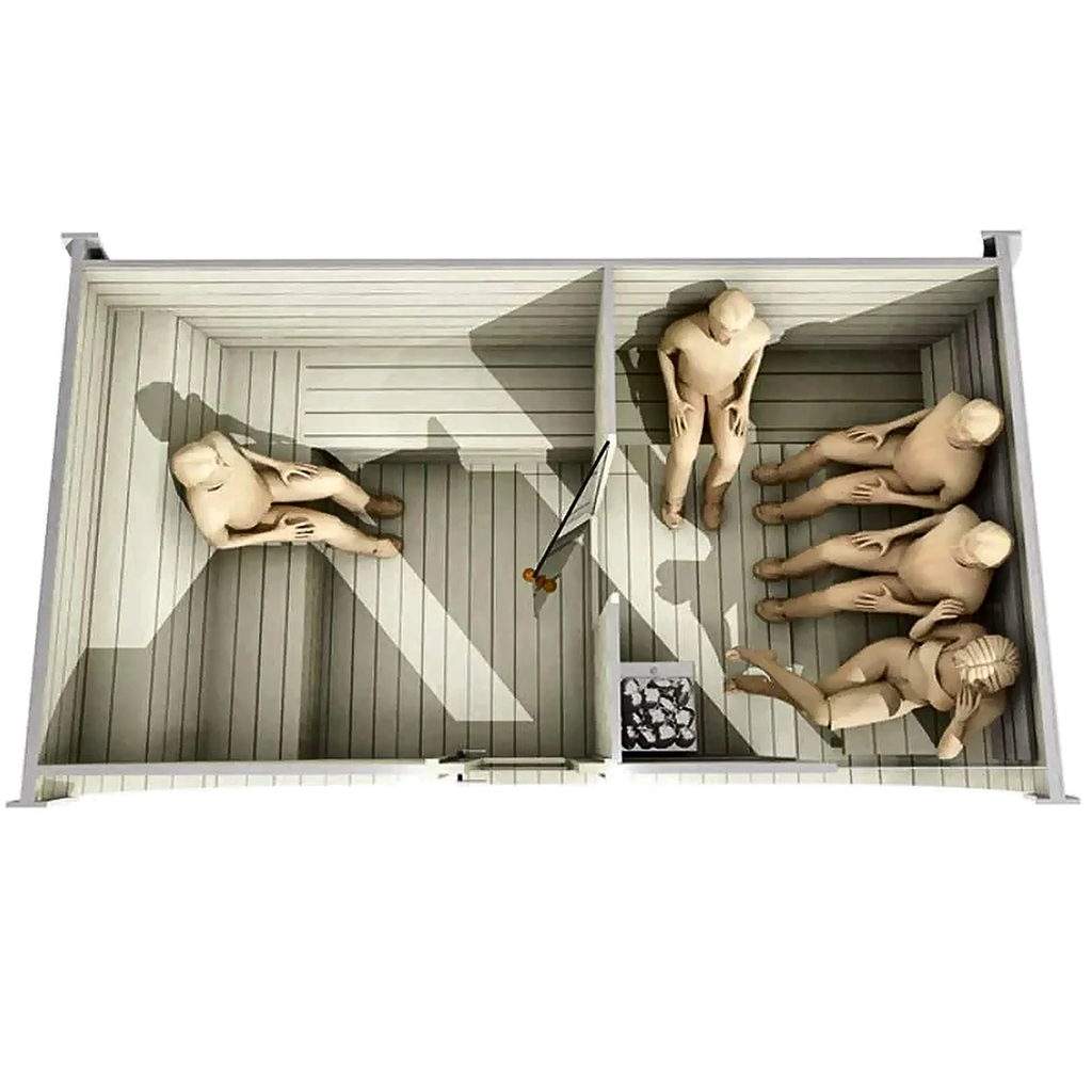 6–8 Person Nordic Spruce Outdoor Sauna