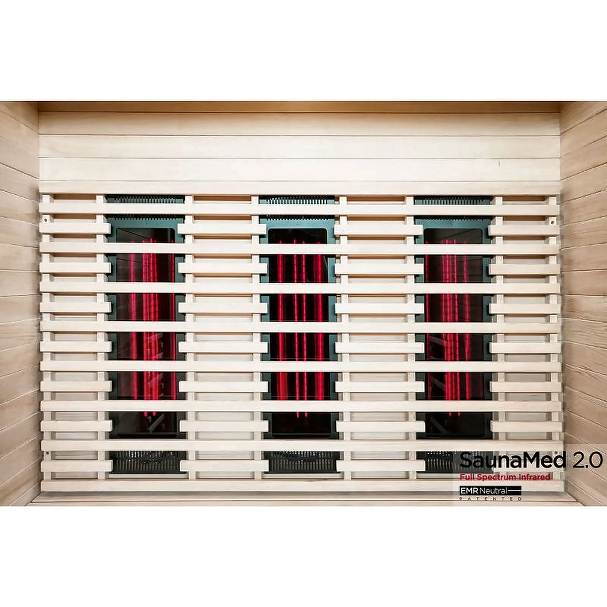 3 Person Full Spectrum Infrared Hemlock Sauna