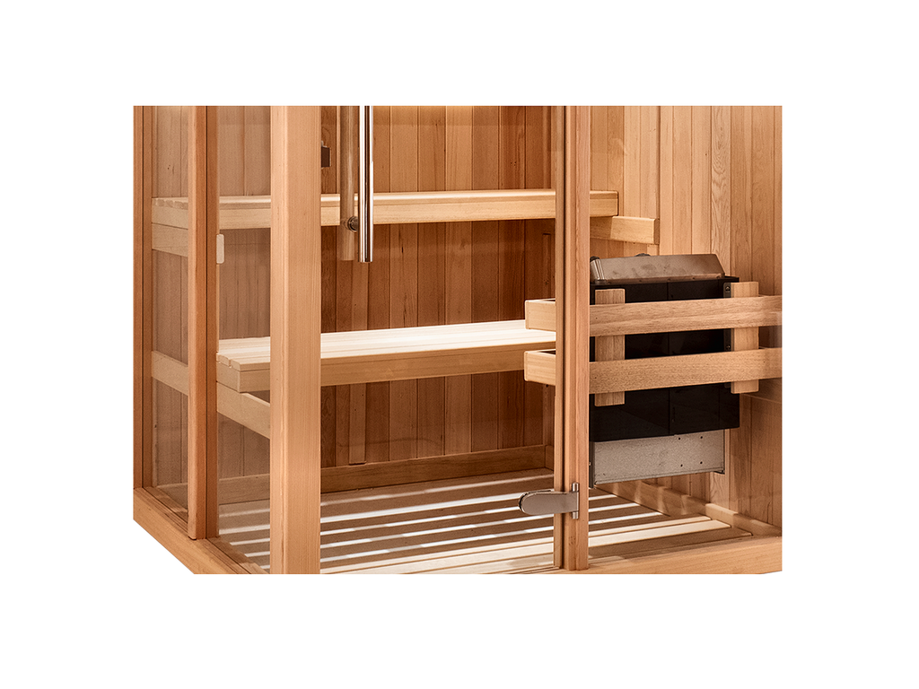 3 Person Square Indoor Finnish Sauna