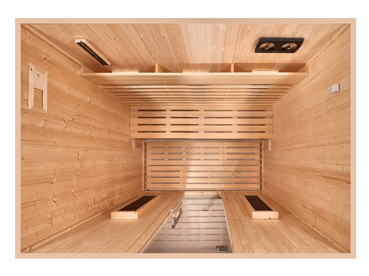 3 Person Spacious Indoor Infrared Sauna