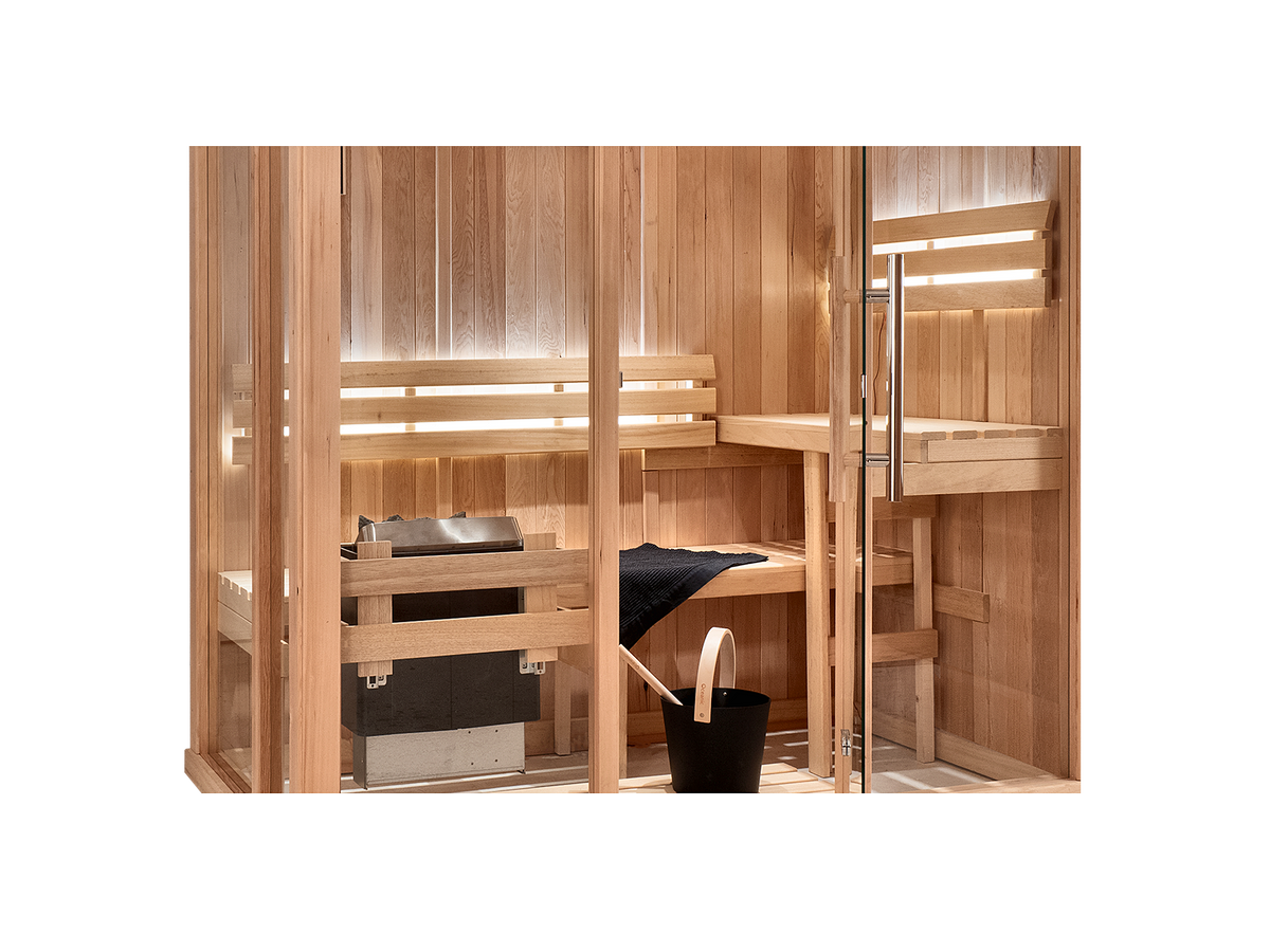 2 Person Long Indoor Finnish Sauna