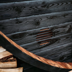 6–8 Person Large Thermowood Barrel Sauna with Window