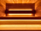 4 Person Outdoor Sauna with Covered Terrace