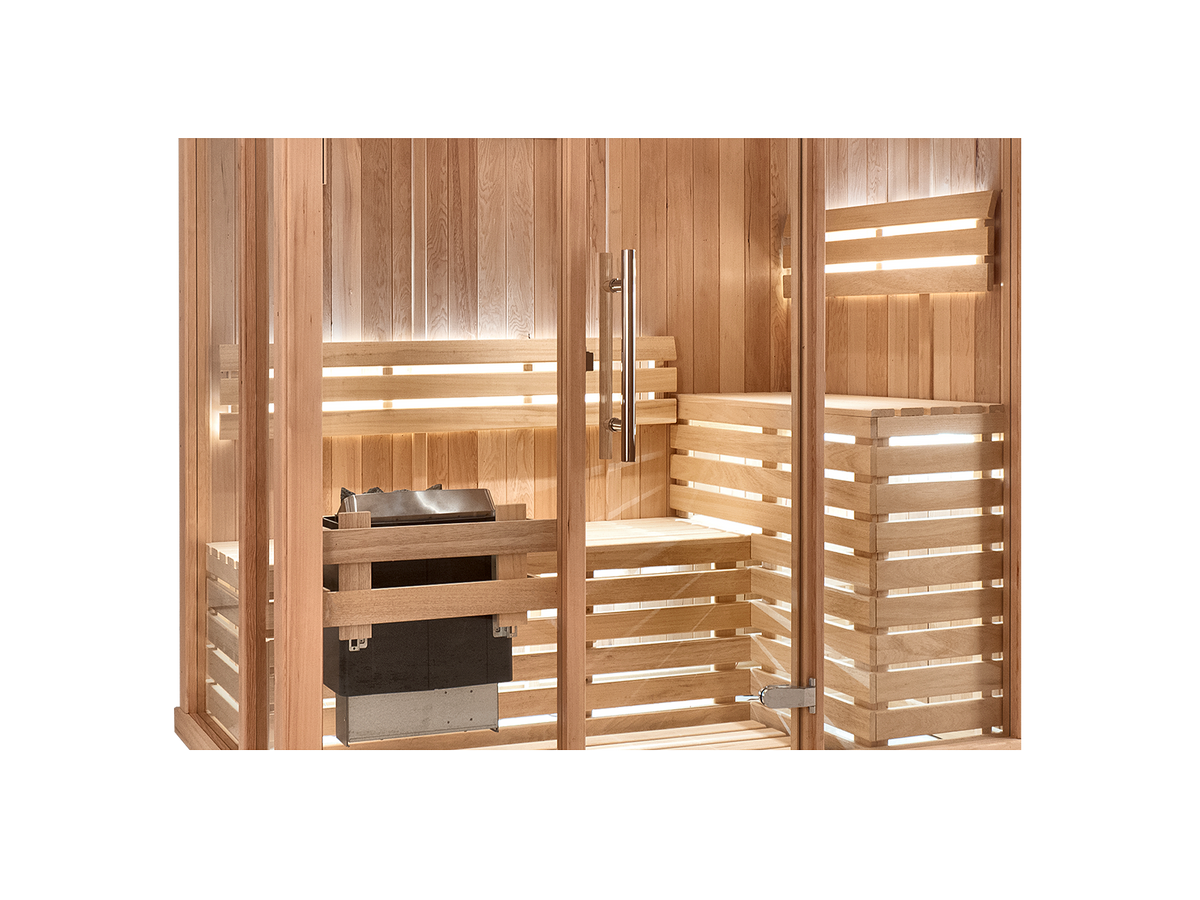 2 Person Long Indoor Finnish Sauna