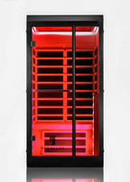 1–2 Person Smart Far Infrared Sauna with Red Light
