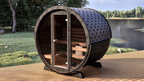 2–3 Person Thermowood Barrel Sauna with Custom Heating Options