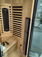 2 Person Full Spectrum Infrared Sauna with Red Light Panel