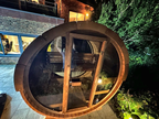 2–3 Person Thermowood Barrel Sauna with Custom Heating Options