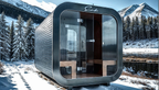 4–6 Person Outdoor Sauna with Changing Room
