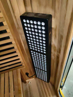 2 Person Full Spectrum Infrared Sauna with Red Light Panel