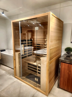 2 Person Full Spectrum Infrared Sauna with Chromotherapy