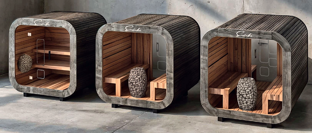 2–4 Person Compact Outdoor Sauna