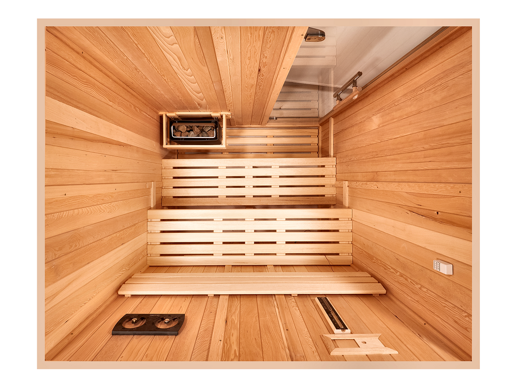 3 Person Spacious Indoor Finnish Sauna