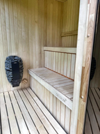 4 Person Premium Outdoor Sauna Cabin
