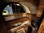 2–3 Person Thermowood Barrel Sauna with Custom Heating Options