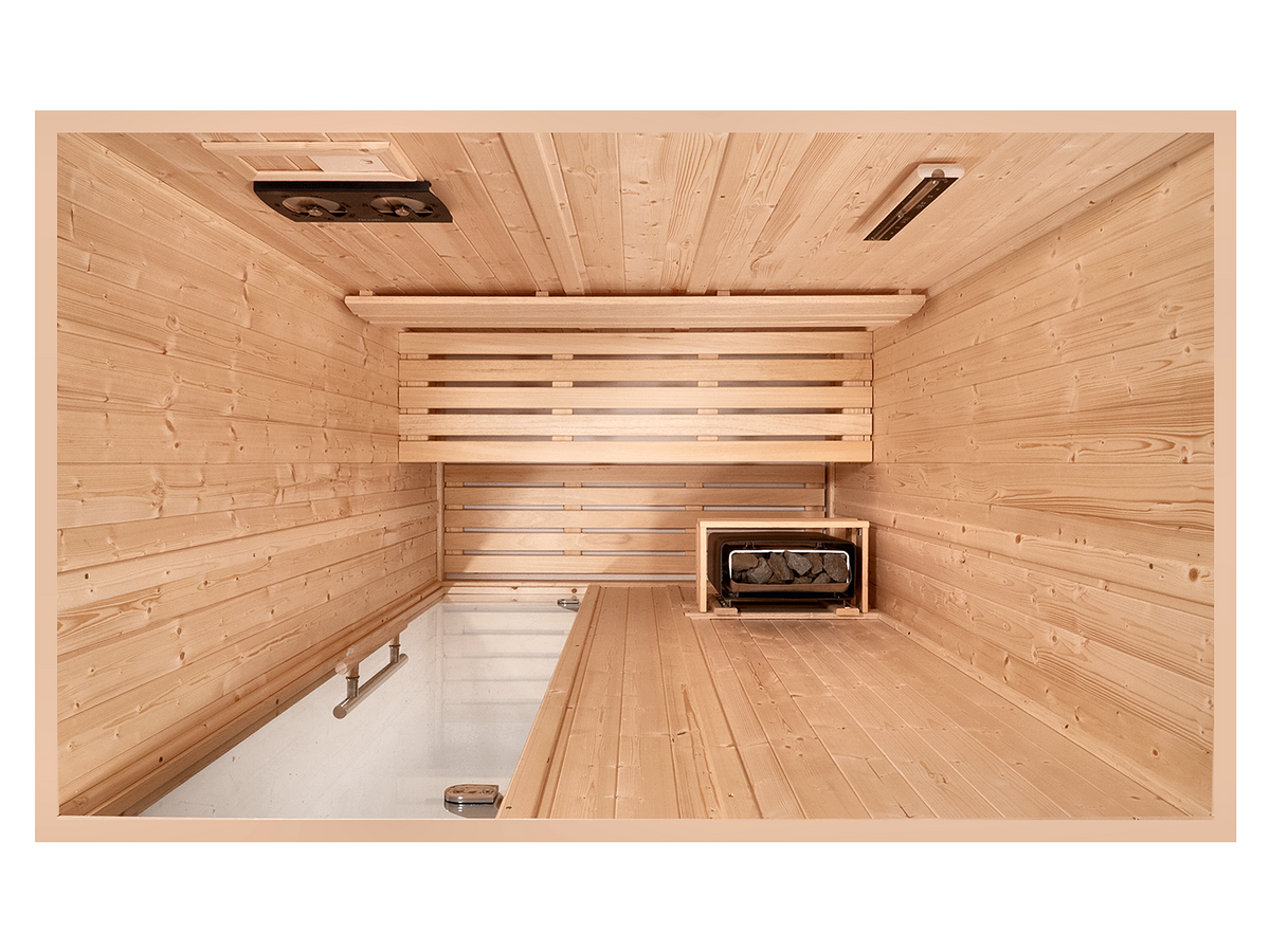 2 Person Spacious Indoor Finnish Sauna