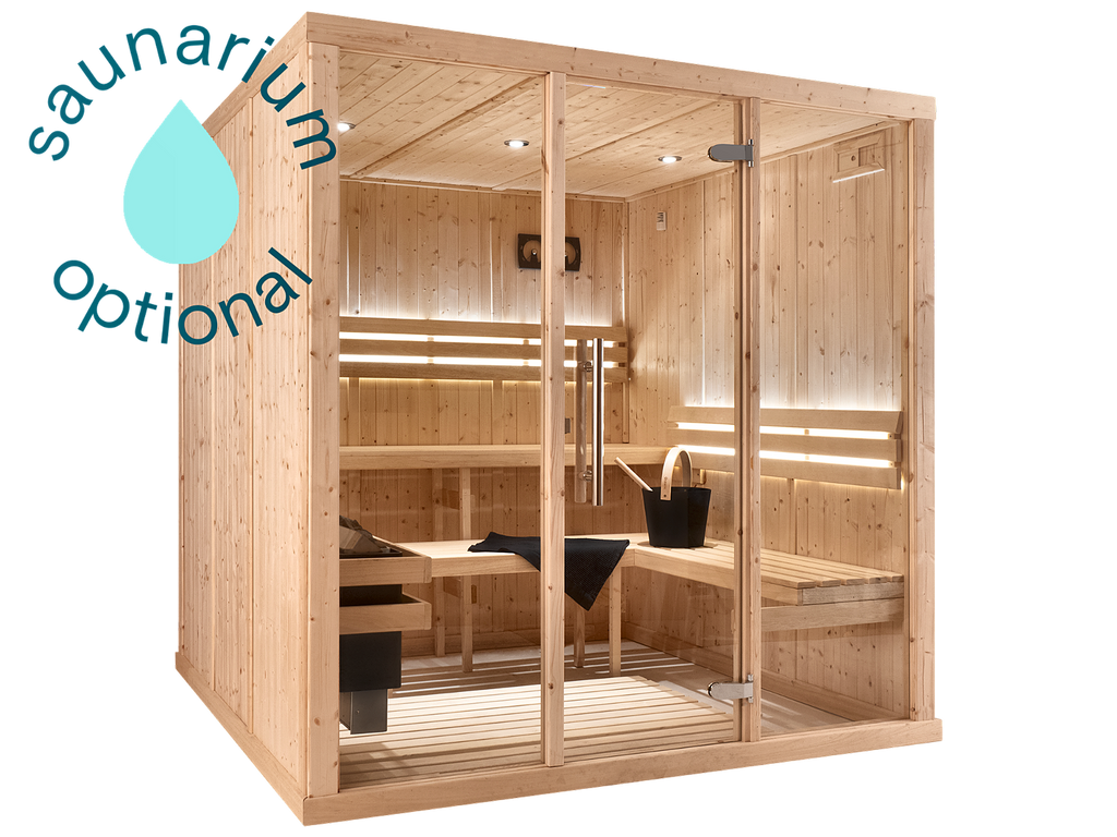 5 Person Square Indoor Traditional Finnish Sauna