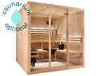 5 Person Square Indoor Traditional Finnish Sauna