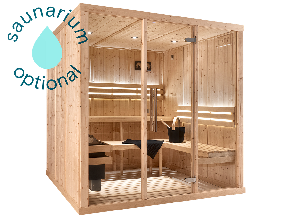 5 Person Square Indoor Traditional Finnish Sauna
