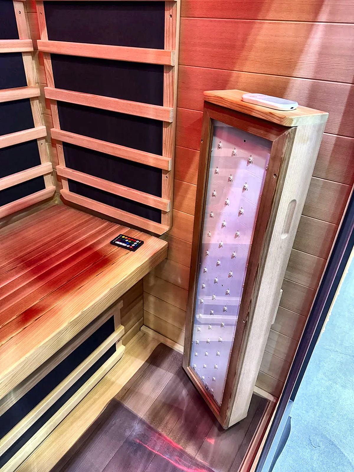 1–2 Person Smart Far Infrared Sauna with Red Light