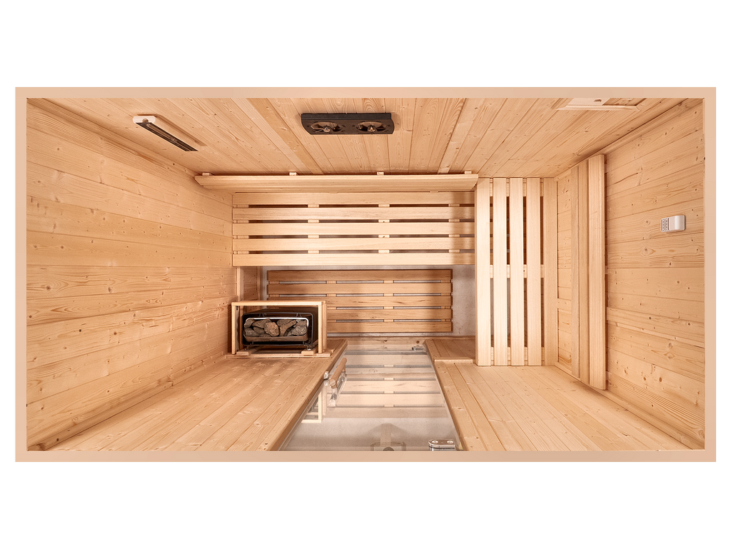 2 Person Long Indoor Finnish Sauna