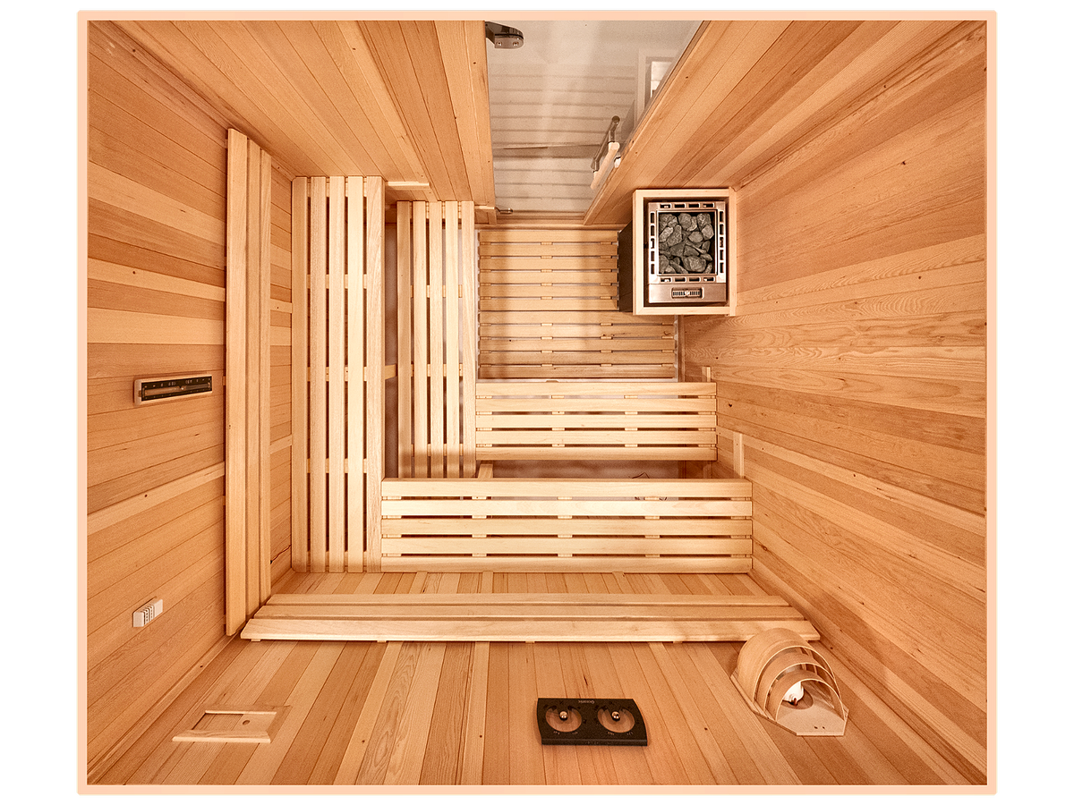 7 Person Spacious Indoor Traditional Finnish Sauna