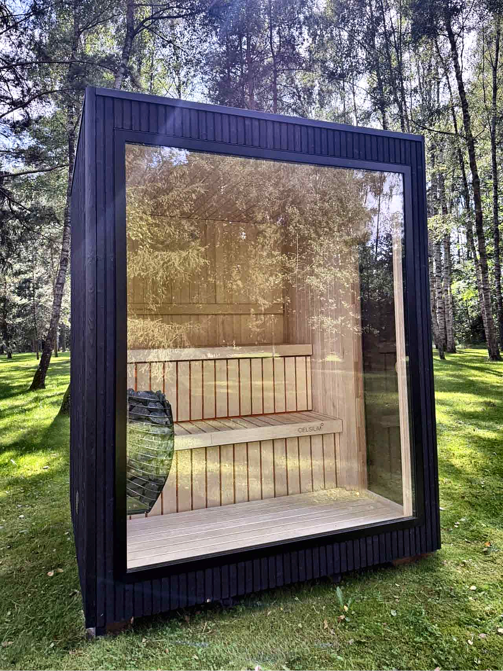 4 Person Premium Outdoor Sauna Cabin