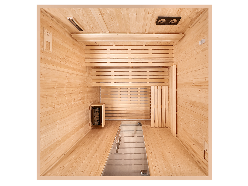 5 Person Square Indoor Traditional Finnish Sauna