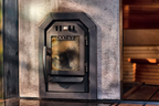 7 Person Panoramic Outdoor Sauna with Changing Room
