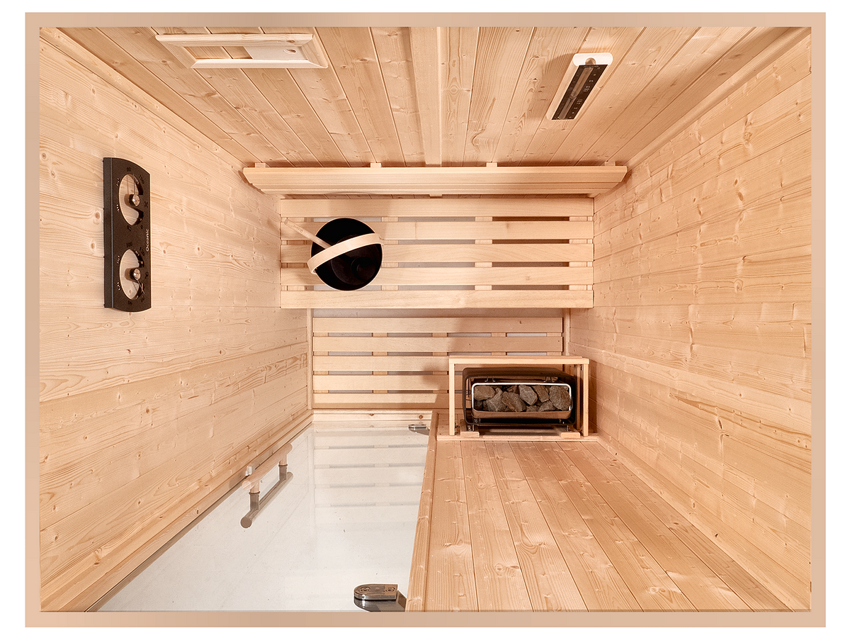 2 Person Indoor Finnish Traditional Sauna