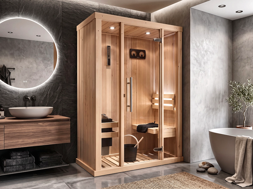 1 Person Indoor Finnish Traditional Sauna