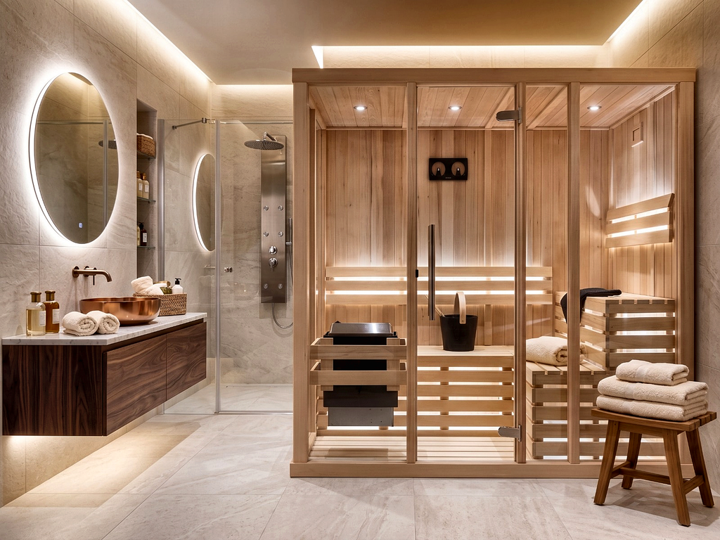 3 Person Indoor Finnish Traditional Sauna
