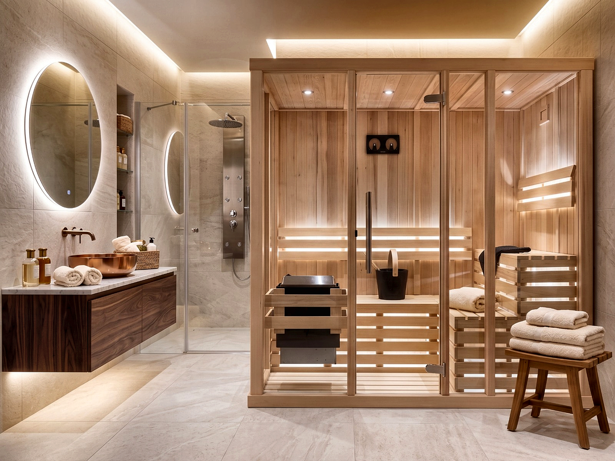 3 Person Indoor Finnish Traditional Sauna