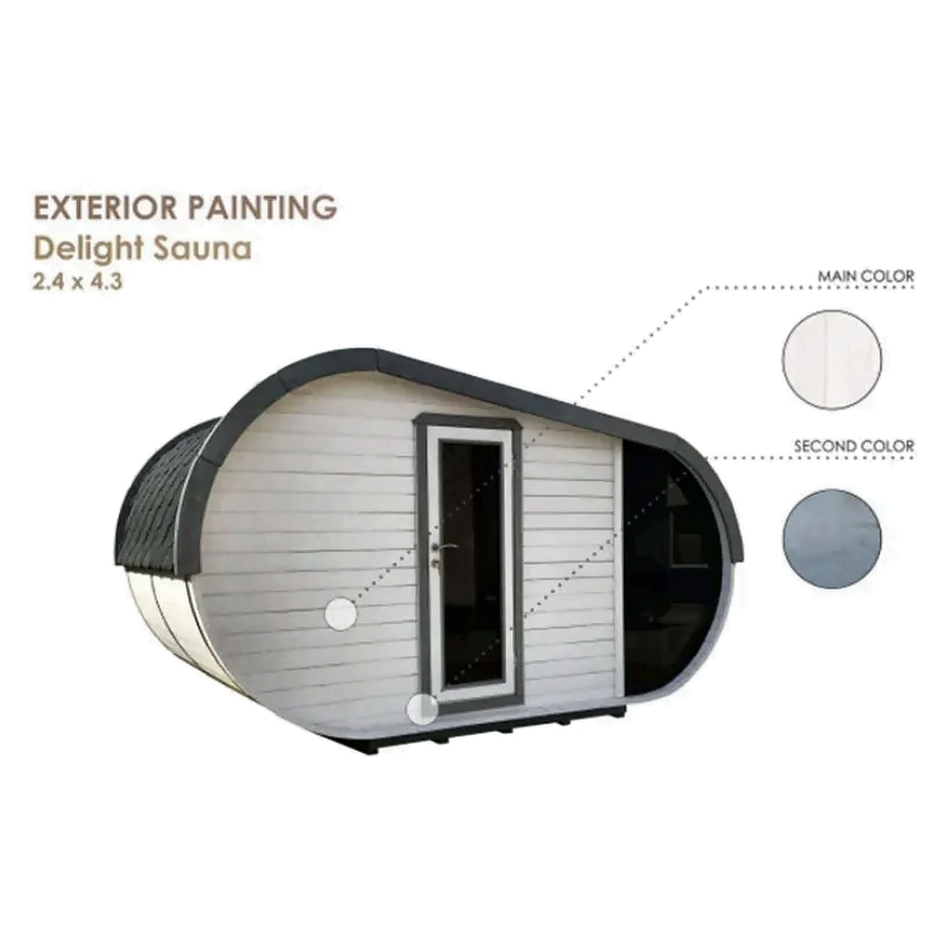 6–8 Person Nordic Spruce Outdoor Sauna