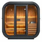 CL4G 3-Person Outdoor Cube Sauna