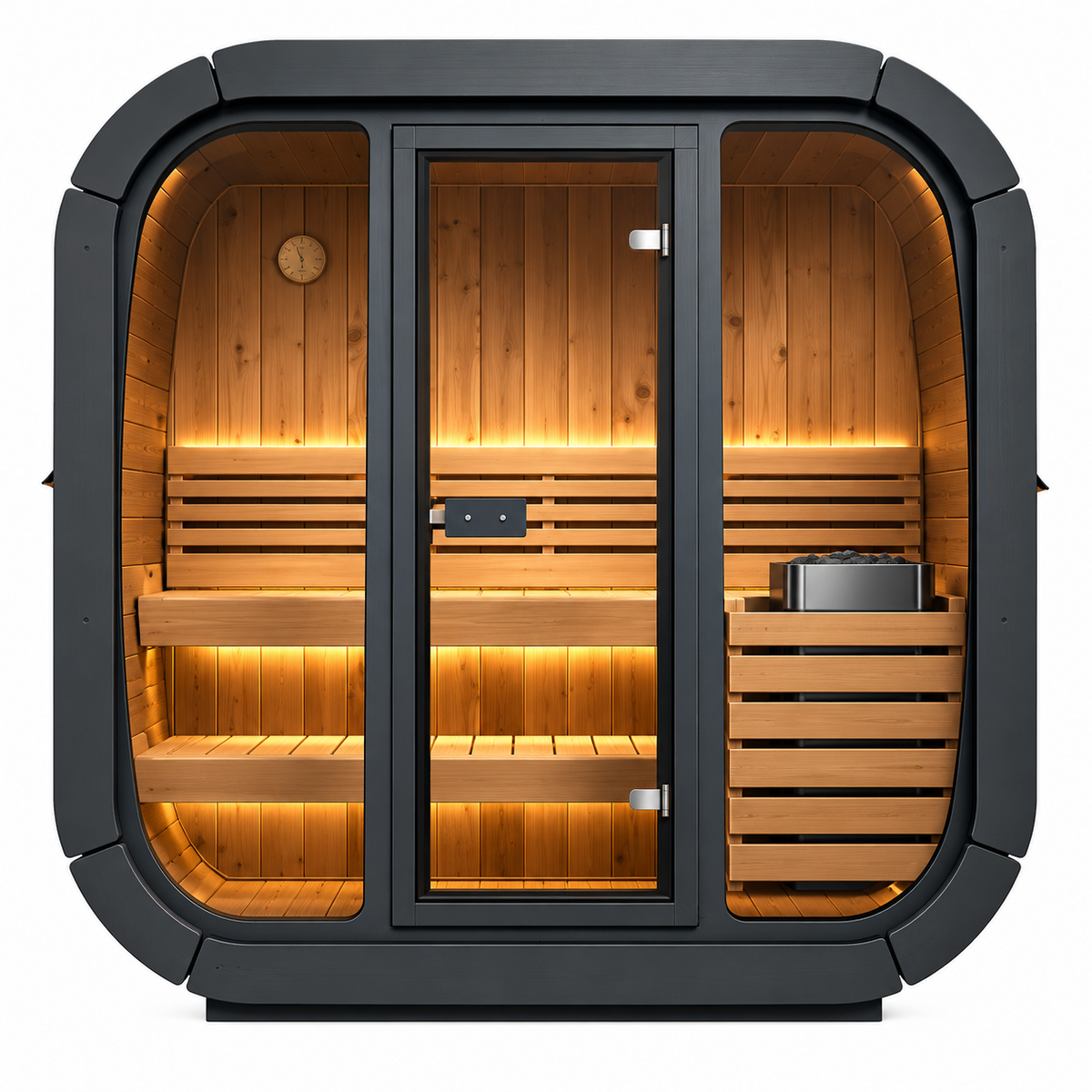 CL4G 3-Person Outdoor Cube Sauna